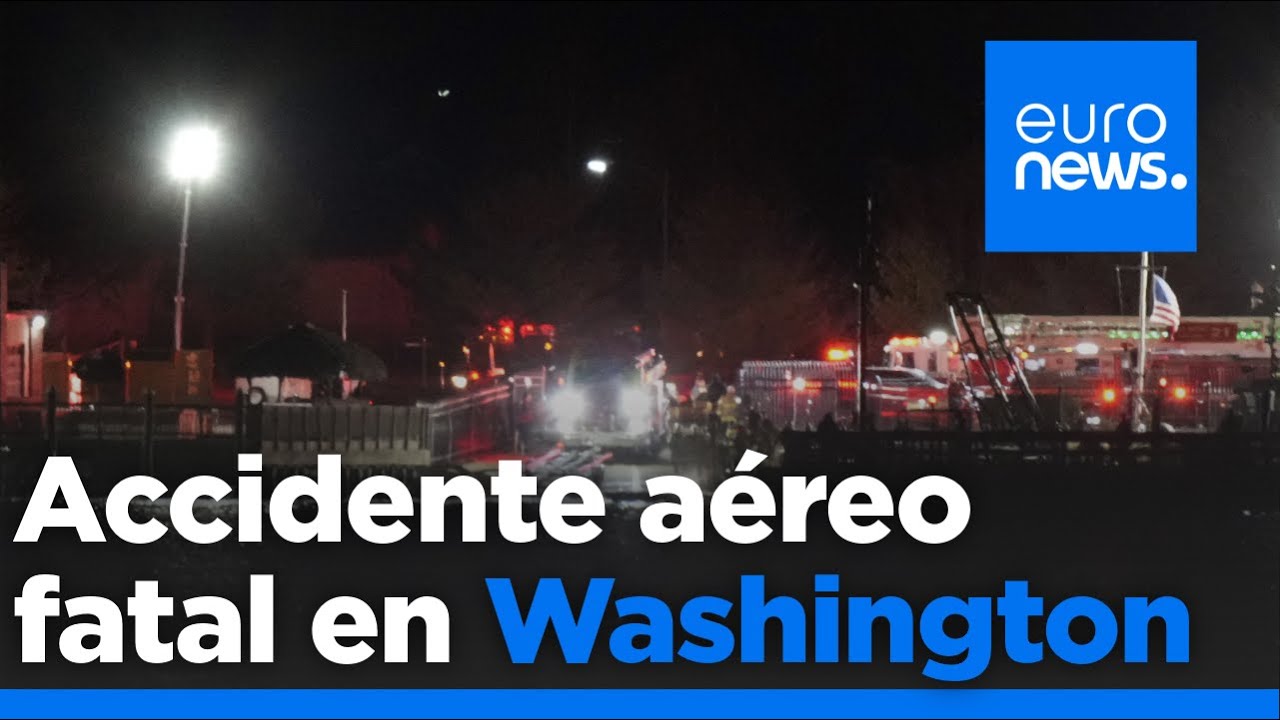 Así ha sido el accidente entre un avión de American Airlines y un helicóptero militar