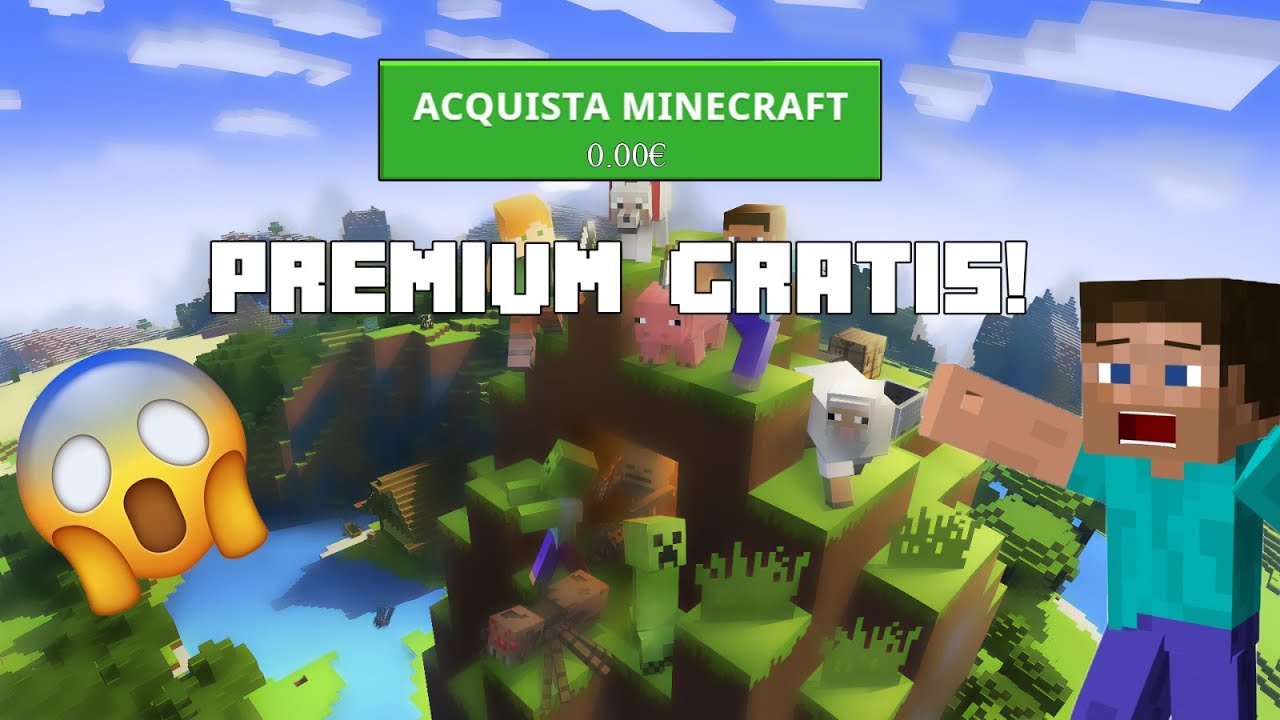COME SCARICARE MINECRAFT PREMIUM GRATIS IN 4 MINUTI!! MINECRAFT ITA!!