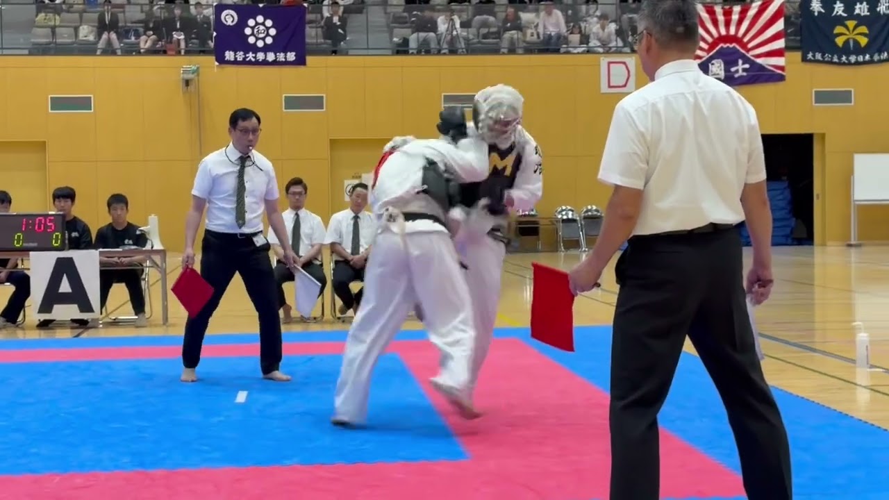 2025全日本学生拳法個人選手権大会 男子の部 決勝戦 土屋 賢生（明治大学）VS田中 天（関西学院大学）@nipponkenpo
