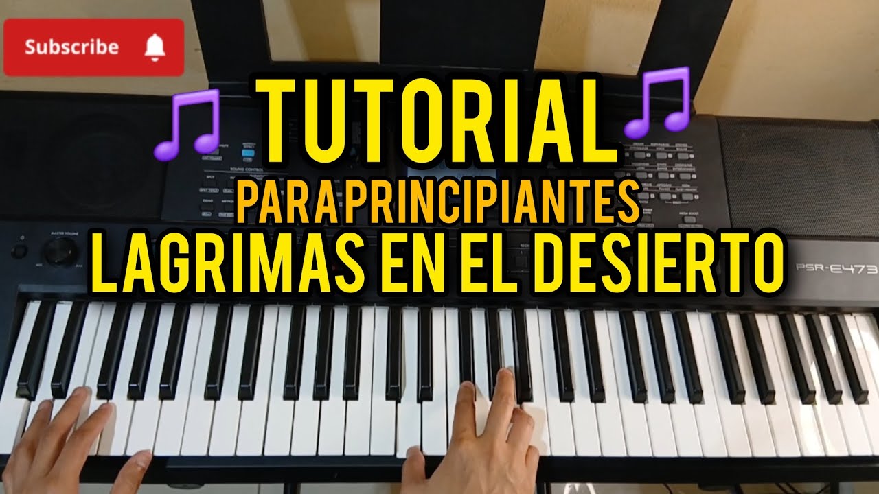 Tutorial piano| Lágrimas en el desierto - Grupo Salmistas de Jehová  