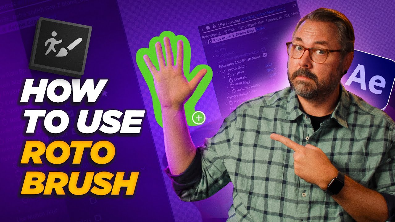 Узнайте, как сделать ротоскопию в After Effects менее чем за четыре минуты | Adobe Video x @filmriot