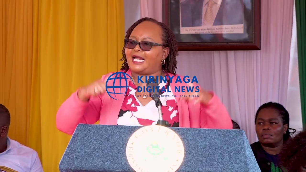 Mimi nilisimama na Rigathi Gachagua- Governor Anne Waiguru
