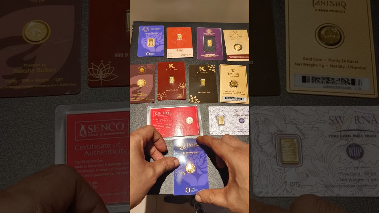 MY ONE YEAR OF FRACTIONAL GOLD COLLECTION SO FAR. (GOLD INVESTMENT)