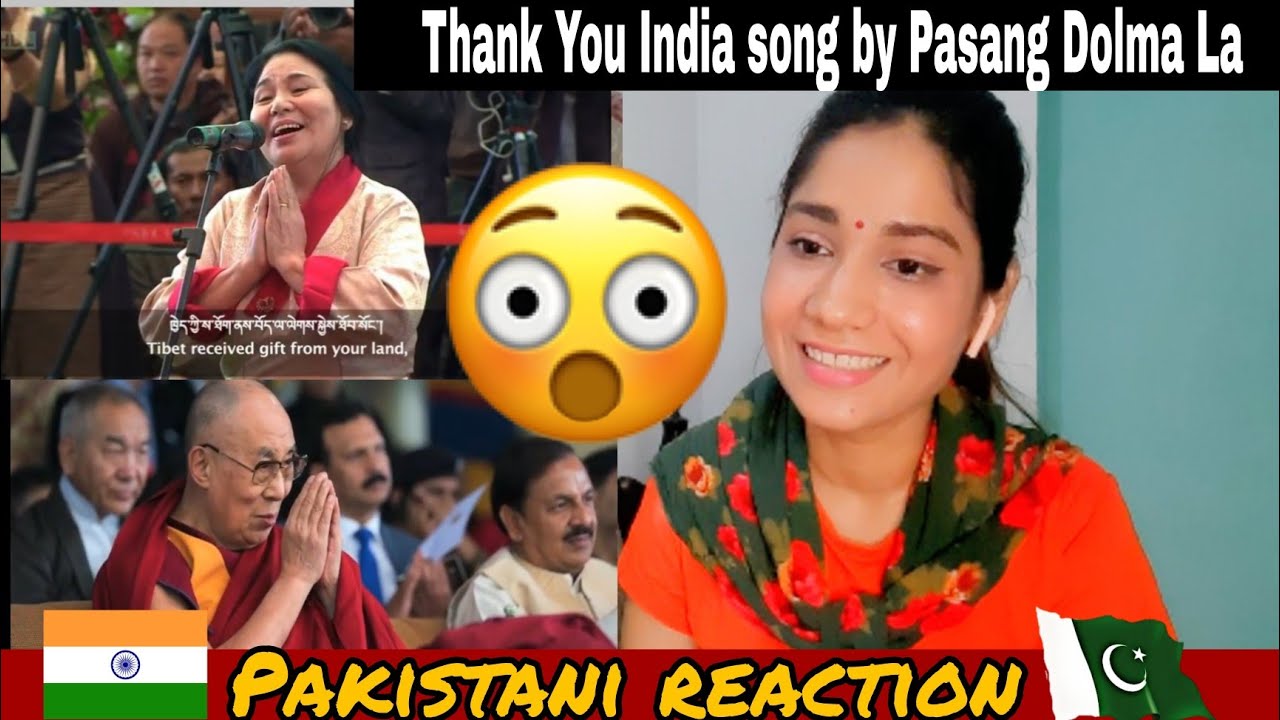 Pakistani reaction |Thank You India song by Pasang Dolma La |saima pirzada reaction