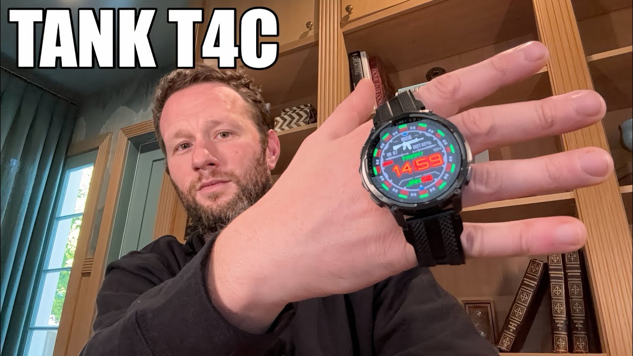 Новые прочные часы для военно-тактических игр — Kospet Tank T4C: первый взгляд.
