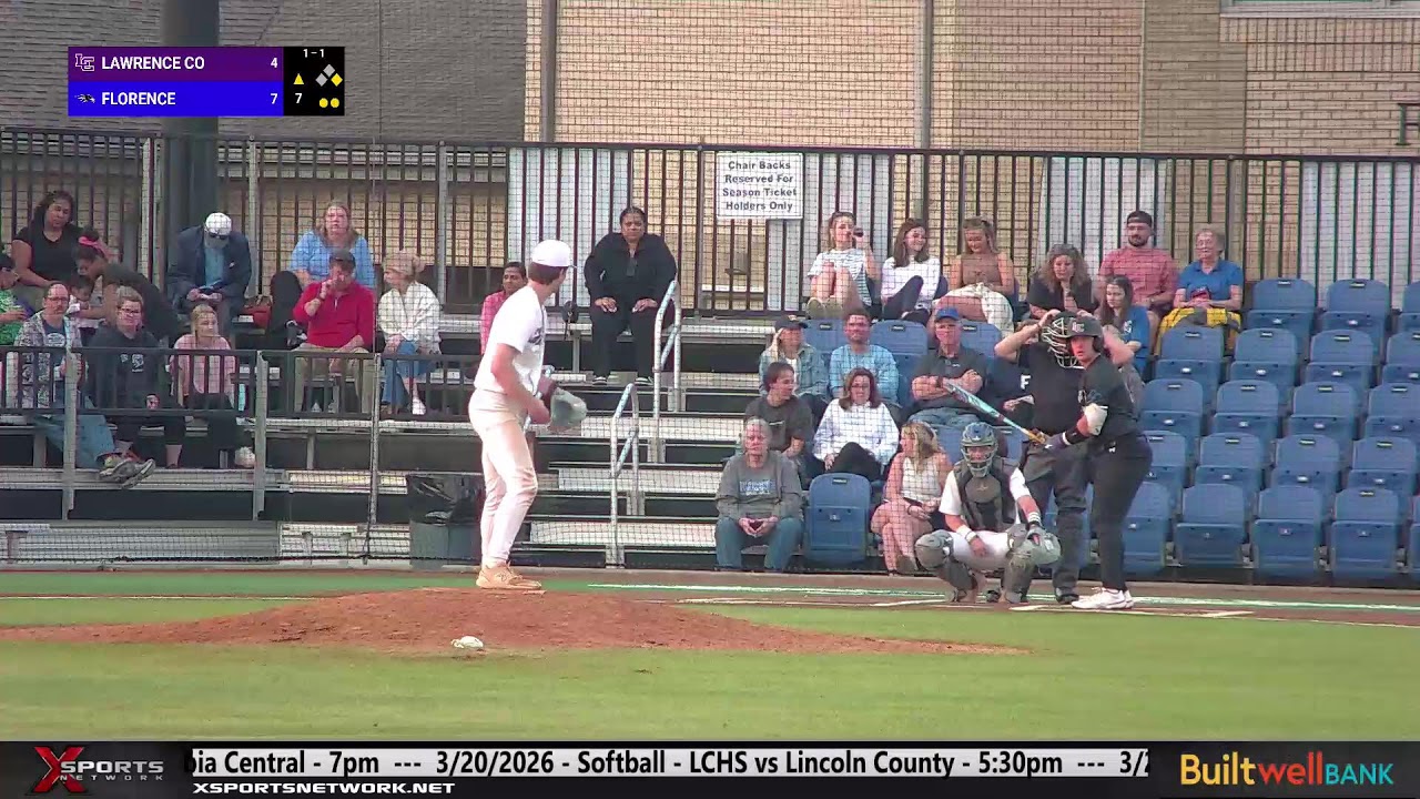 HS Baseball: Lawrence Co vs. Florence (AL)