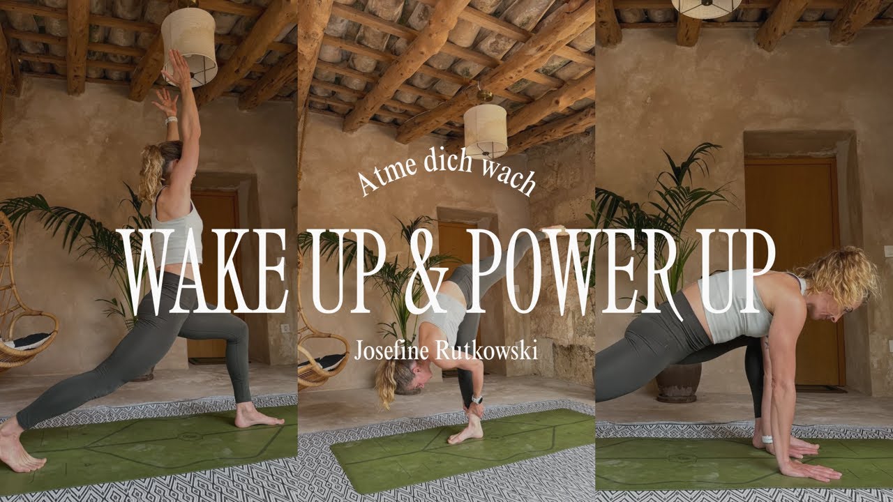 Atme dich wach: Energetisierender Yoga Flow mit Balance & Pranayama