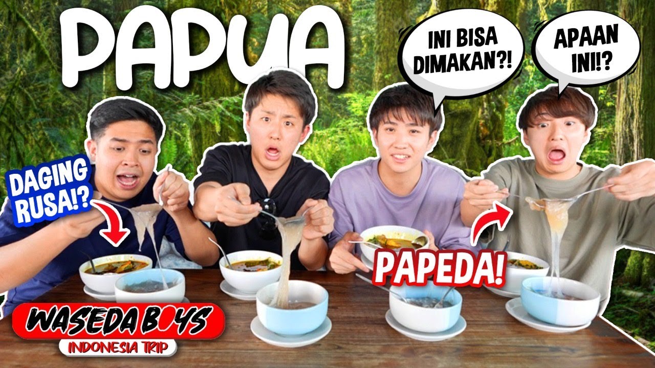 WASEDABOYS KE PAPUA! COBA MAKAN PAPEDA! GIMANA RASANYA!? | INDONESIA TRIP 23
