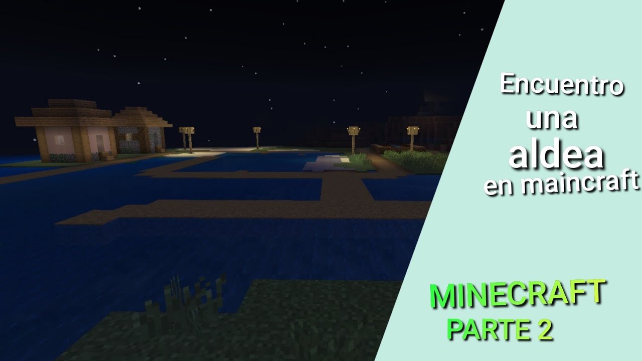 Encontré otra aldea y MUCHOS CREEPERS CARGADOS minecraft parte 2