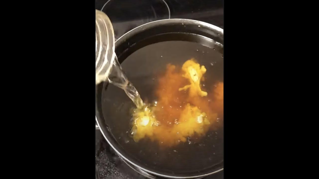 Hot Wax + Cold Water = Sculpture