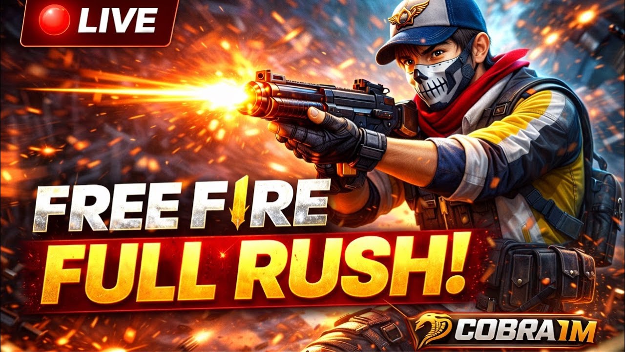 🔴 LIVE 🔥 Solo vs Squad | Free Fire Ranked | COBRA1M 🐍