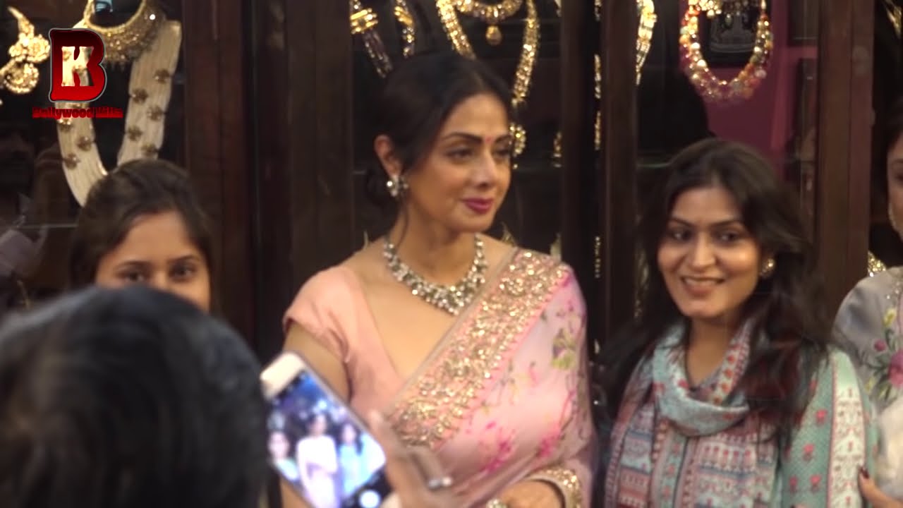Sridevi Looking Beautiful In Saree At 30th Anniversary Of IMC Ladies Wing Opening
