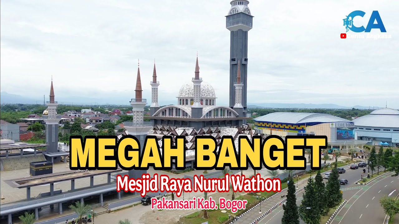 Masjid Raya Nurul Wathon Pakansari Bogor dari Udara | Semegah Ini Ternyata | 2026