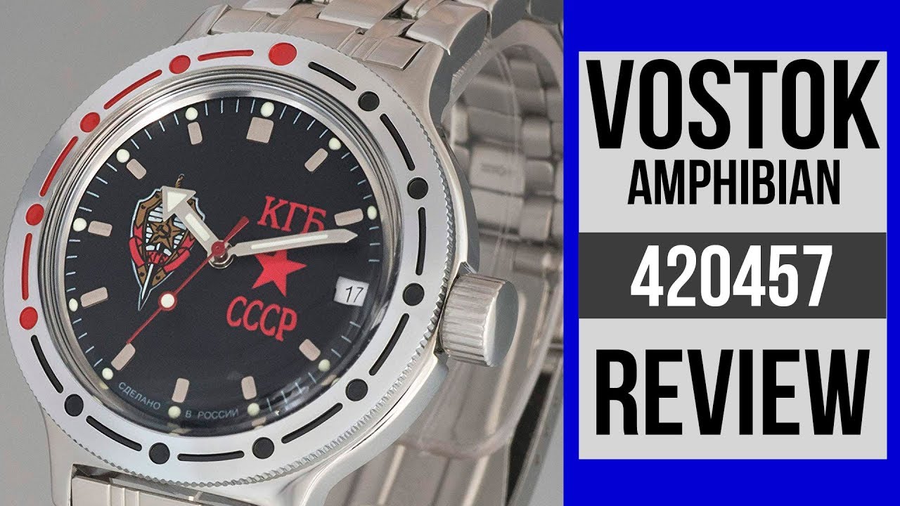 Vostok Amphibian 420457 KGB Watch Review