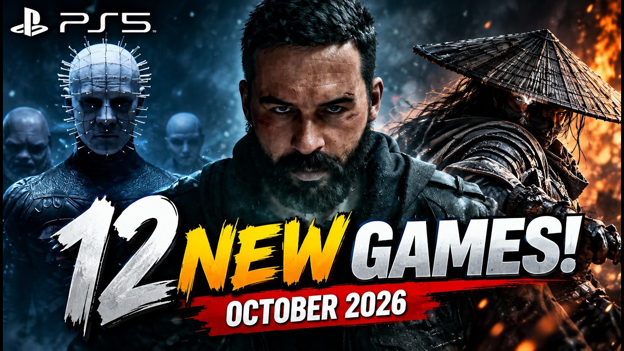 12 новых игр для PS5, которые выходят в октябре 2026 года &mdash; пропустить нельзя! 🔥