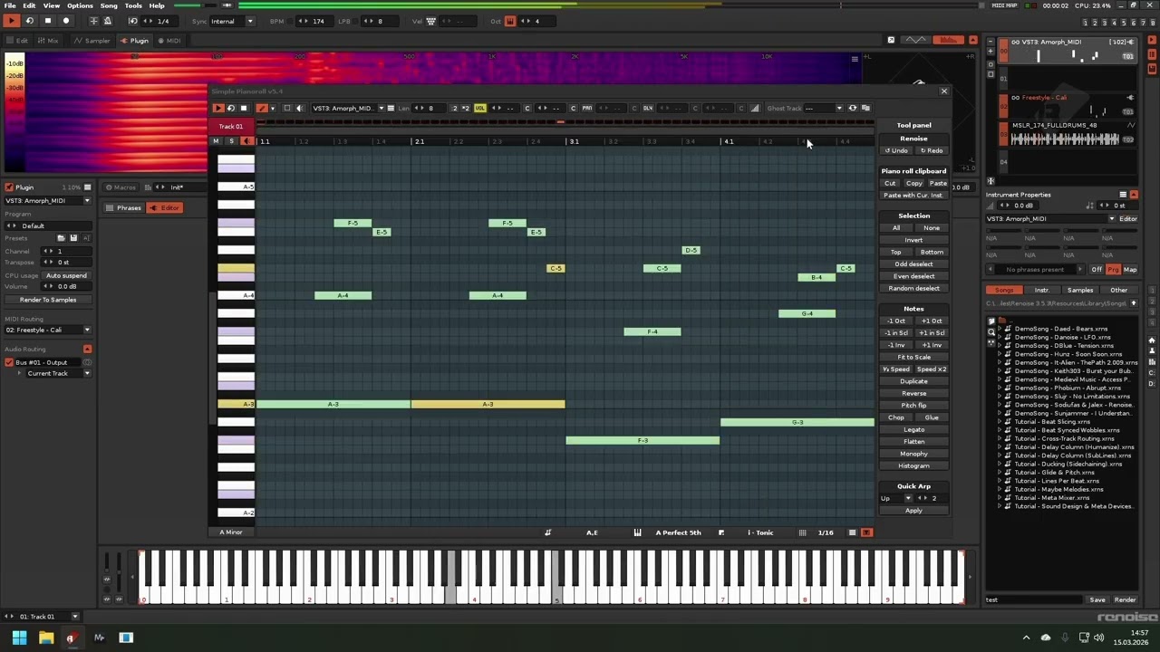 Custom Trance Arp Plugin Created with AI (Amorph + Renoise)