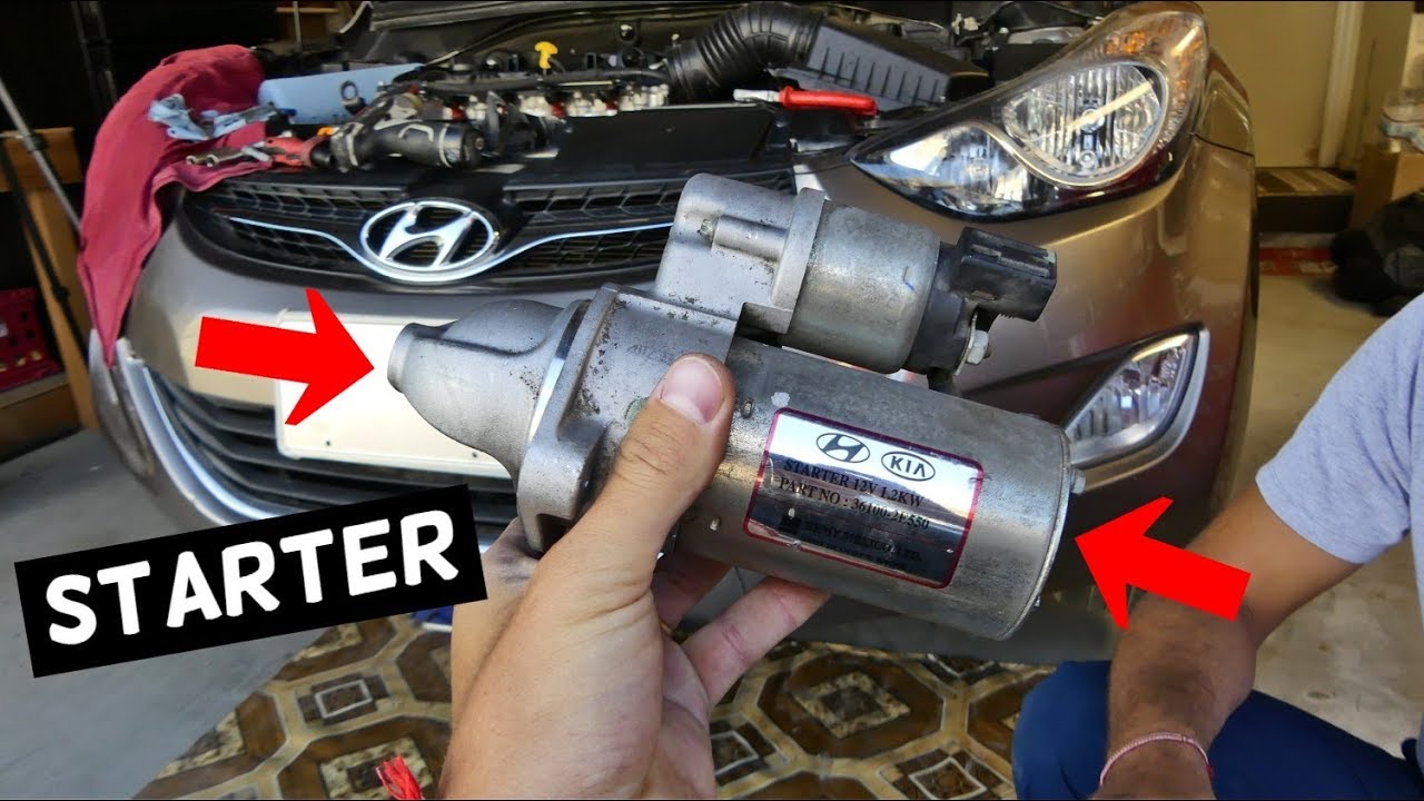 HOW TO REPLACE STARTER ON HYUNDAI ELANTRA