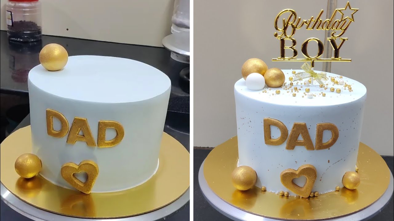 Dad Birthday cake design ideas|Father Birthday cake design|Best Daddy cake