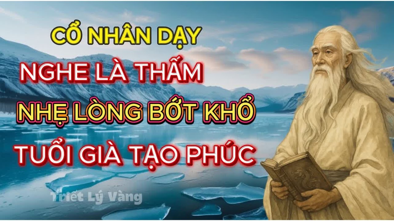 Cổ Nhân Dạy/ Nghe Là Thấm Nhẹn Lòng Bớt Khổ Tuổi Già Tạo Phúc-Triết Lý Vàng Trong Cuộc Sống