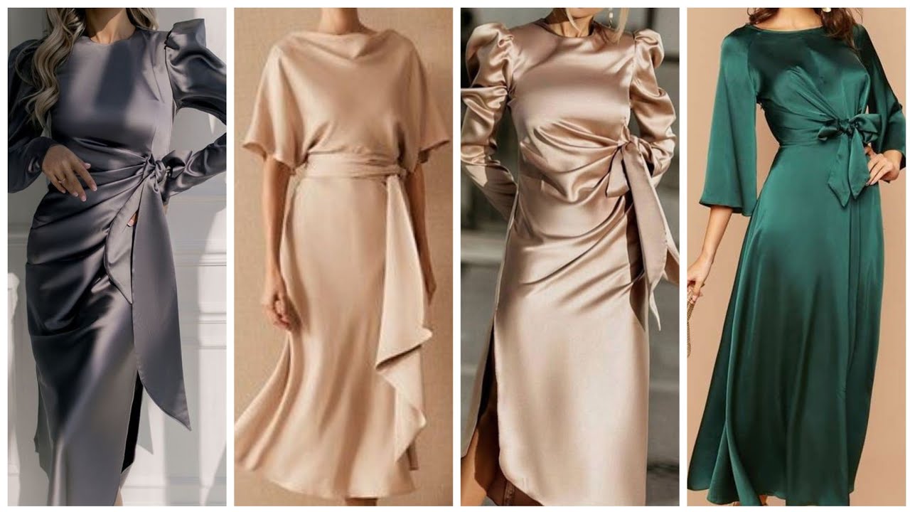 Luxurious Expensive Silk dress designs ideas for women 2021 party wear collection 2k21