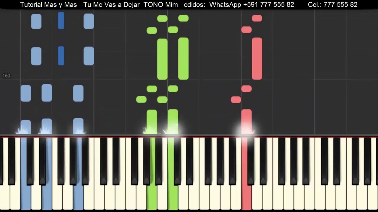 Tutorial ● Mas y Mas ● Sabor Sabor ▷ Tu Me Vas a Dejar (TECLADO))✓✓✓
