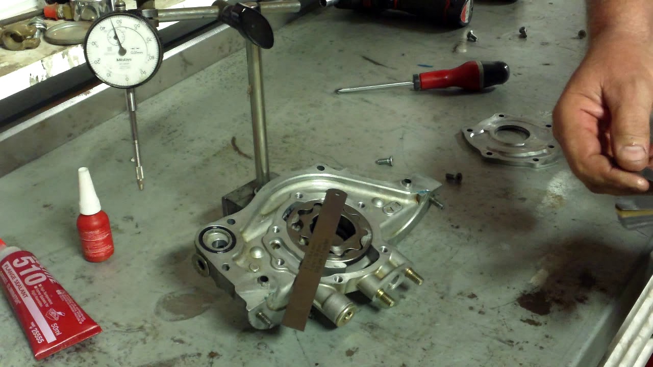 Step 20 Oil Pump measurements and assembly