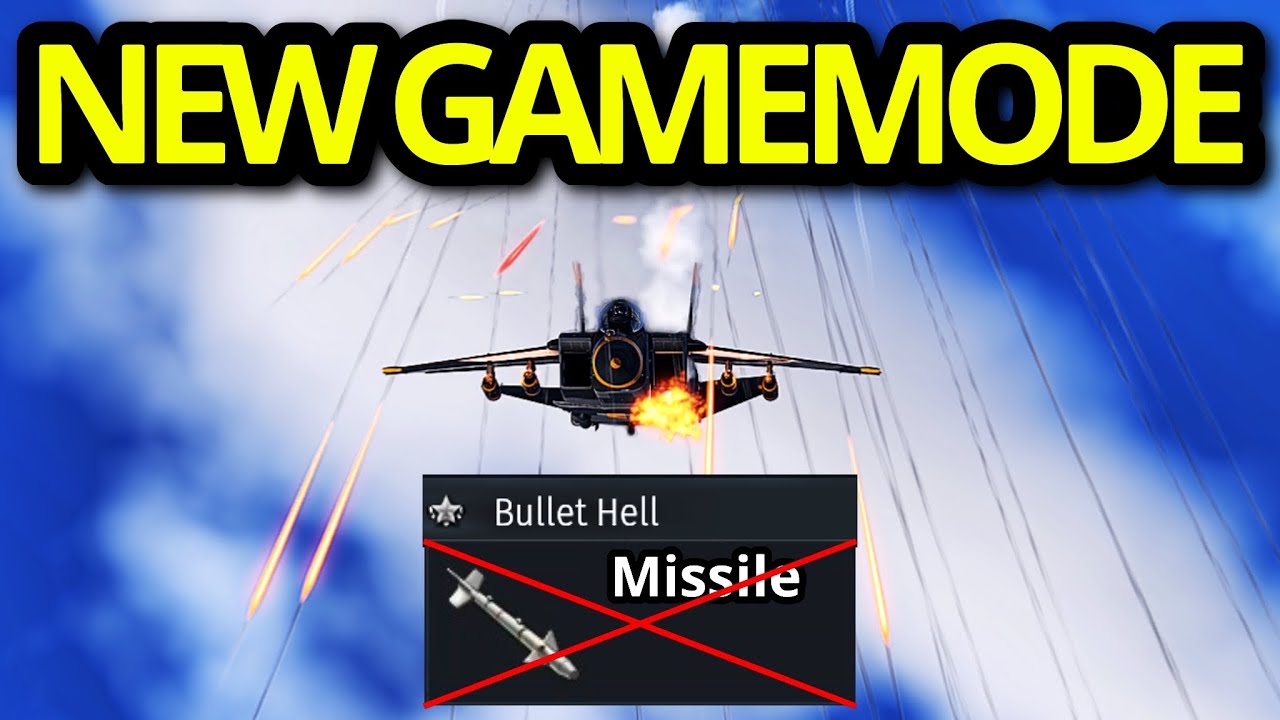 NEW GAMEMODE IN WAR THUNDER IS PURE CHAOS AND FUN (Bullet hell)