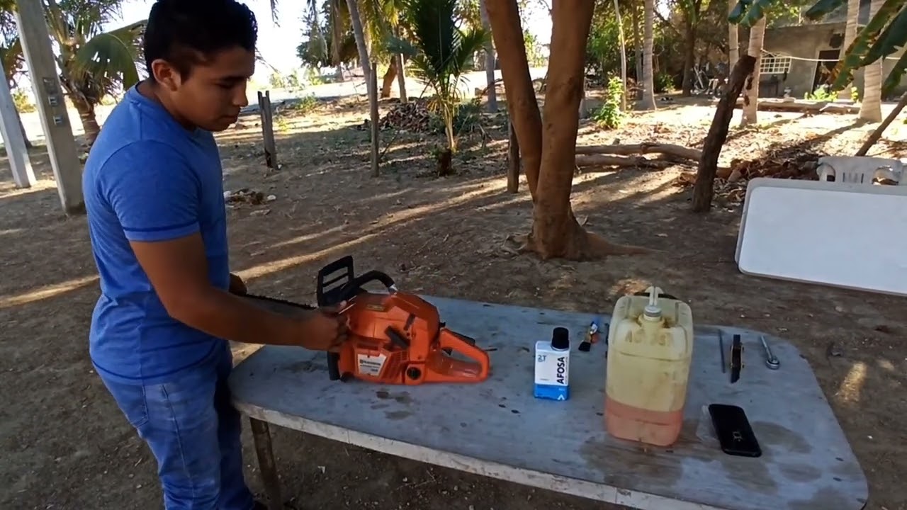 CALIBRACION DE UNA MOTOSIERRA Husqvarna 365 Y SUS Mantenimientos BASICOS.