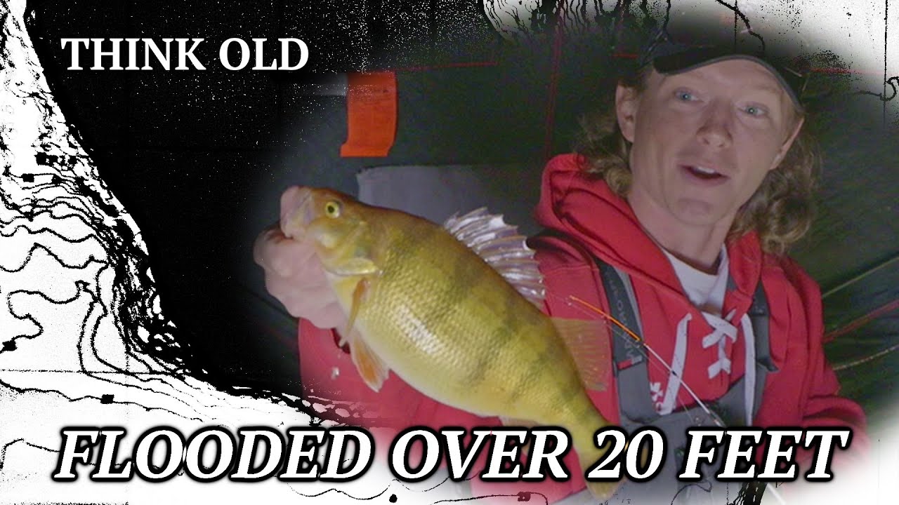 Ice Fishing Devils Lake , ND | Catching Perch Off Flooded Shoreline