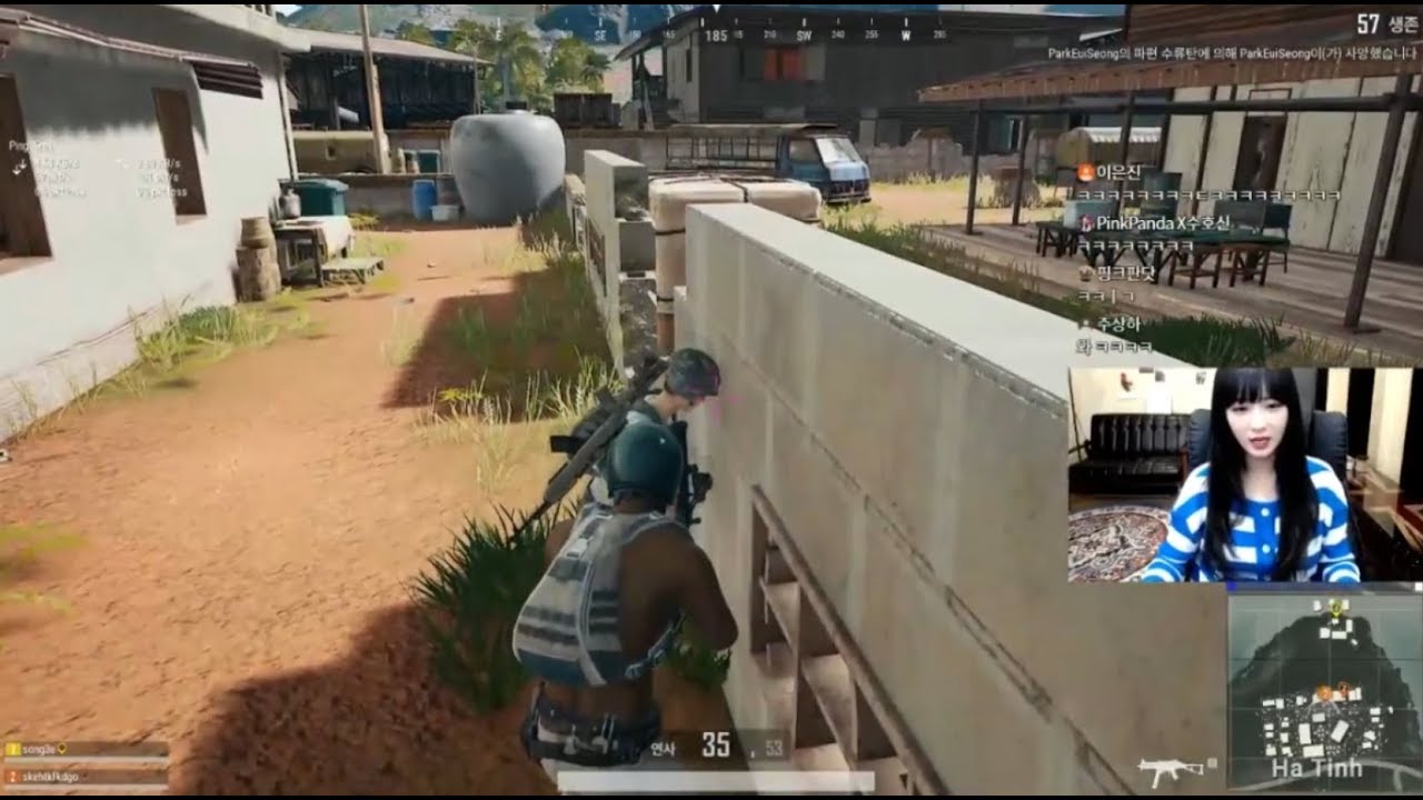 5 Minutes Of Bomi Playing PUBG (feat. Hayoung, Eunji, Namjoo)