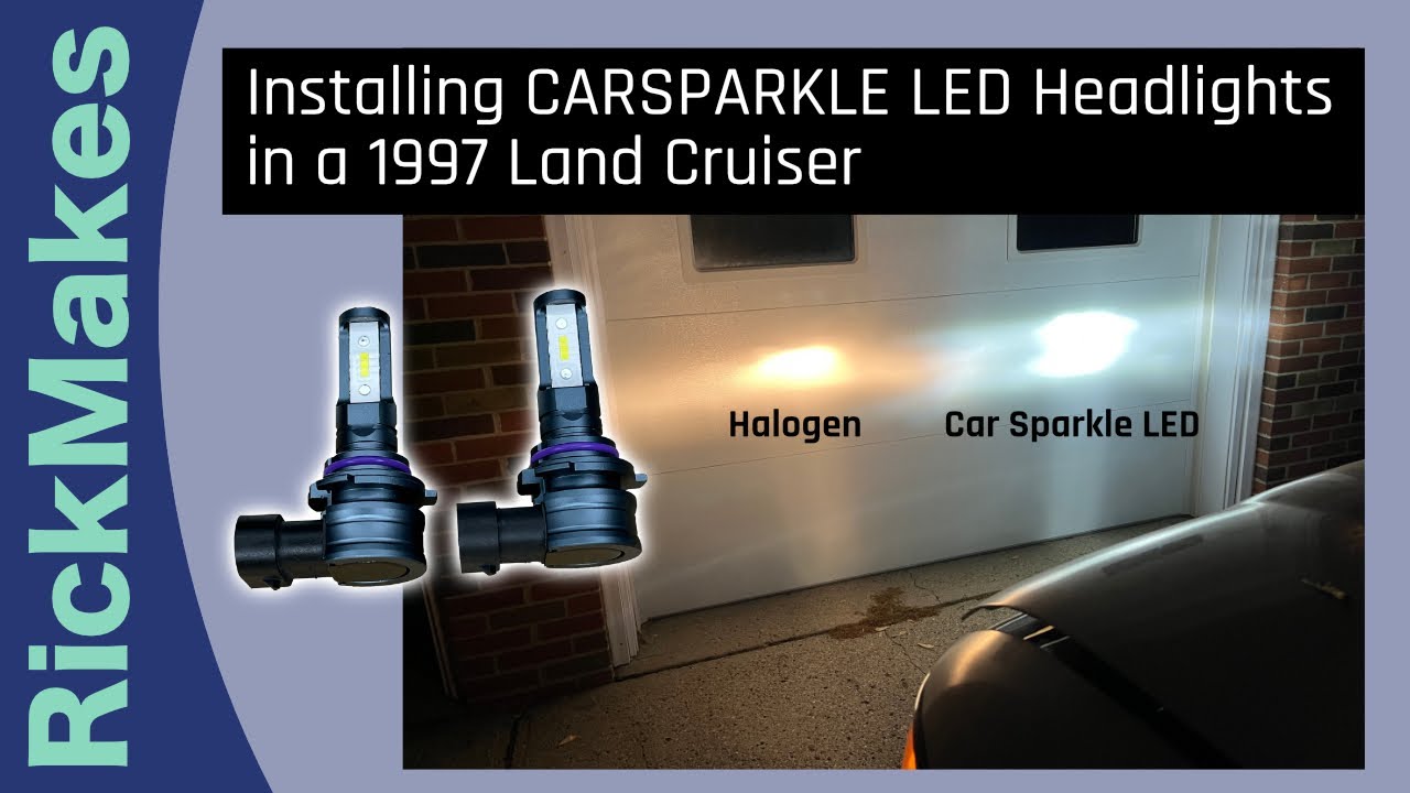 Installing CARSPARKLE LED Headlights in a 1997 Land Cruiser