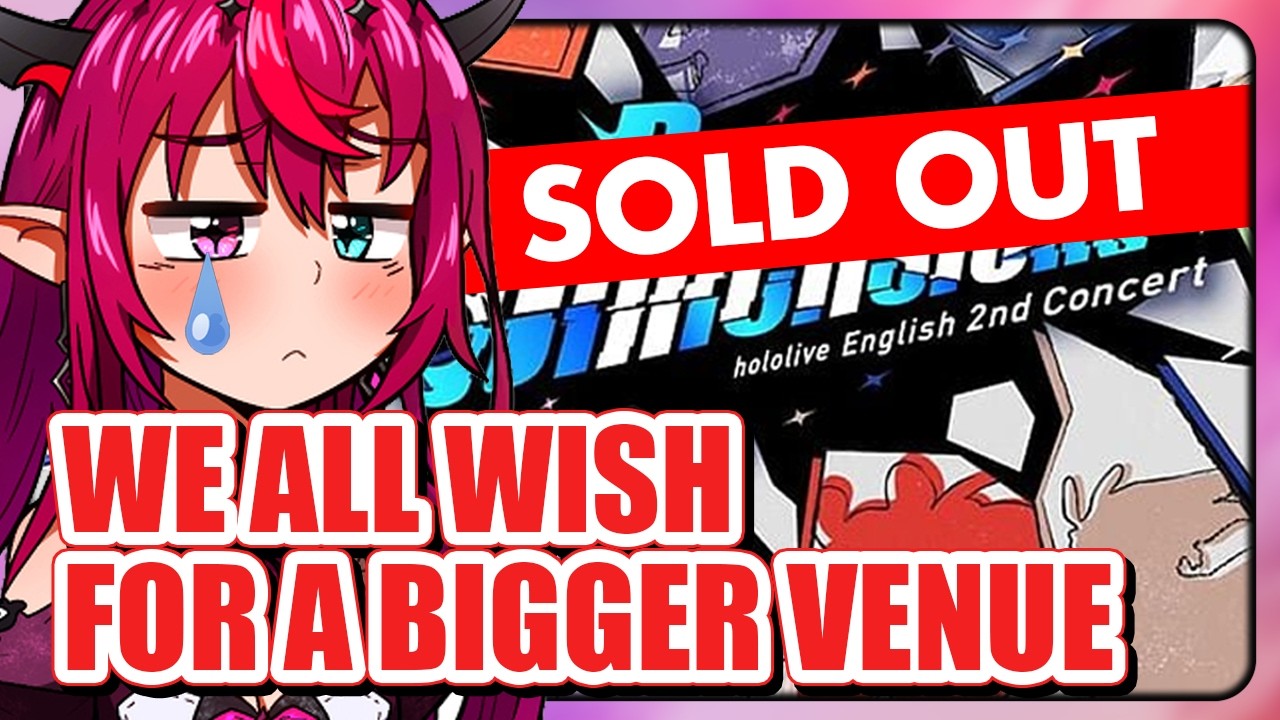 IRyS Feelings on HoloEN Concert SOLD OUT Tickets and Crazy Queues 【Hololive EN】