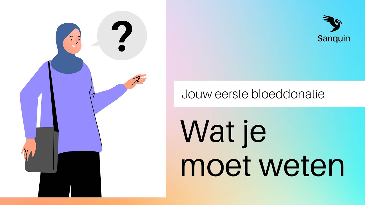 Jouw eerste donatie bij Sanquin