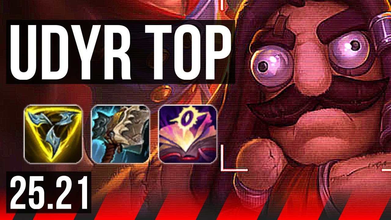 UDYR vs RENEKTON (TOP) | 7 solo kills, 40k DMG, 1000+ games | KR Master | 25.21