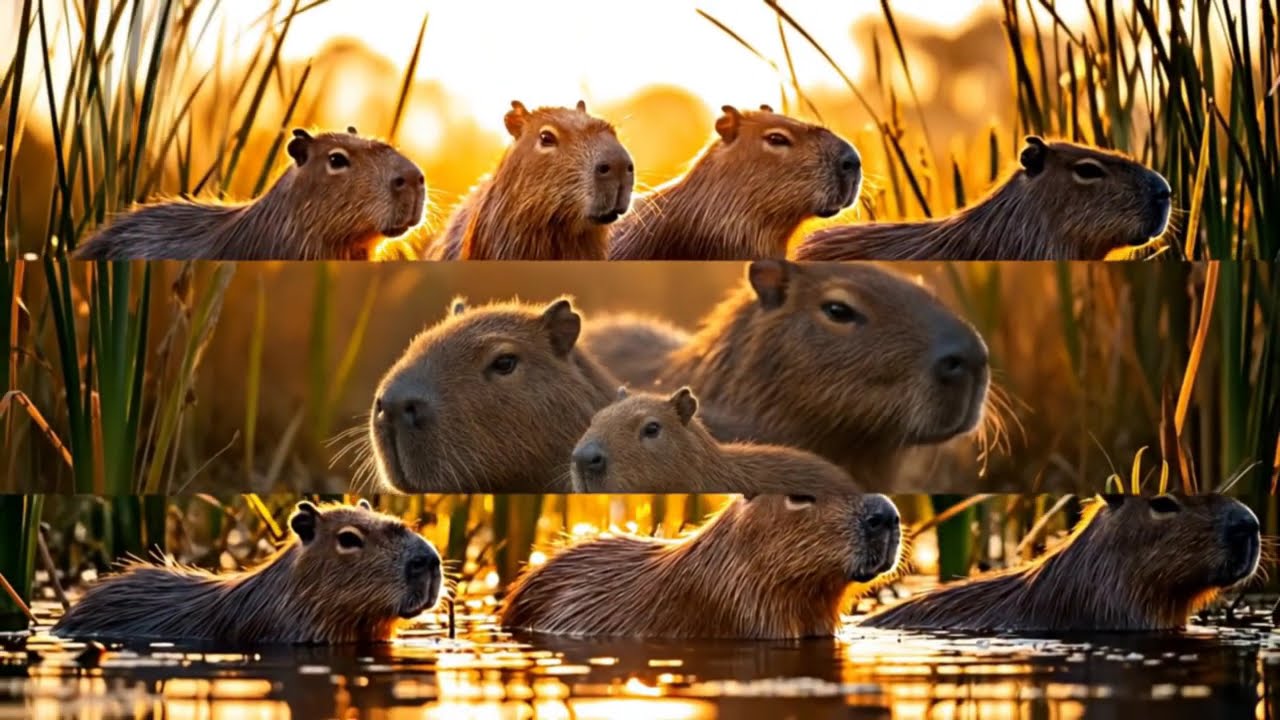 CAPYBARA PUPS Walking Immediately After Birth?! Here's Why These Giants Are INTERNET SENSATIONS!