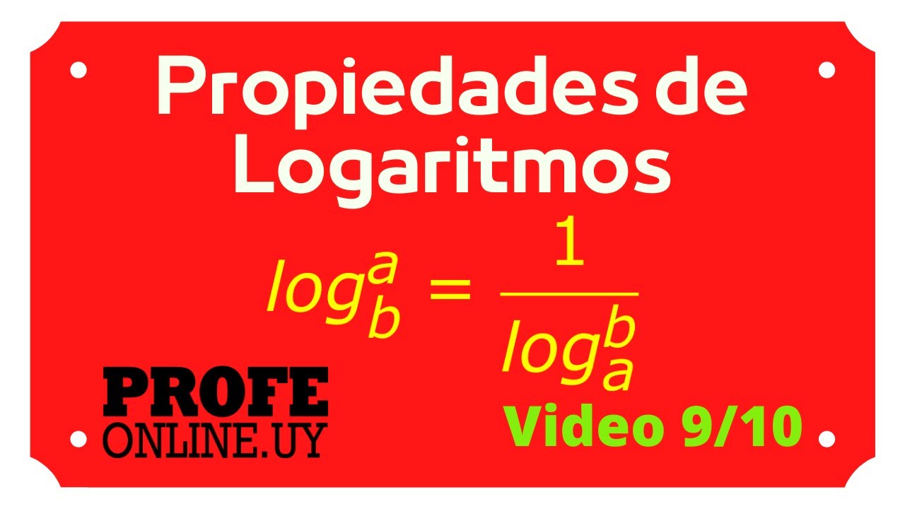 ➡️ Curso GRATIS  - Propiedades de LOGARITMOS ⭐V&iacute;deo 9 ⭐ Inverso de un Logaritmo 🥇