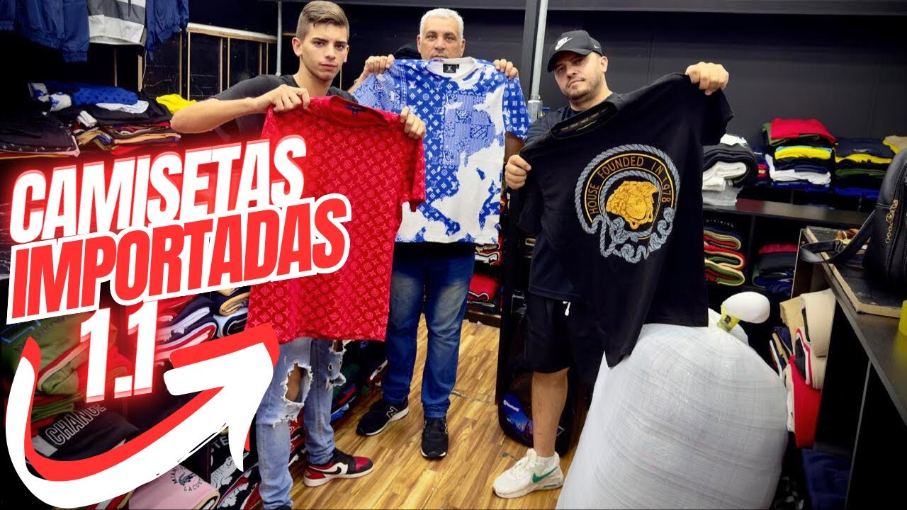 🔥A LOJA MAIS FAMOSA DE CAMISETAS IMPORTADAS DO BRÁS DE MALHA PIMA E MALHA CHINESA #brás #camisetas