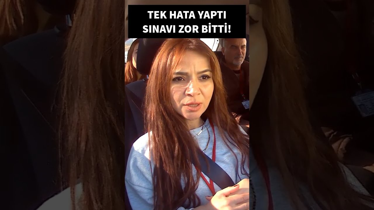 Ger&ccedil;ek Sınav-Rampada Stop Etti, Sınavı Zor Bitti.