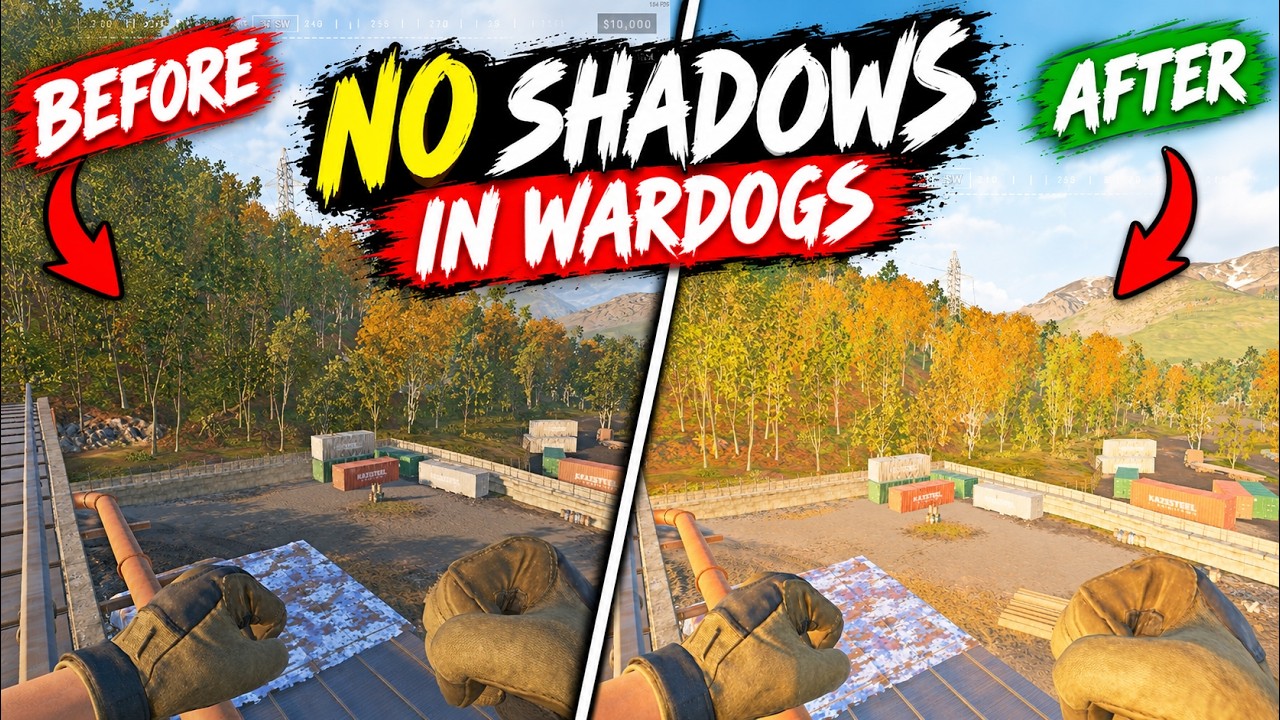 How To Remove Shadows And Force Potato Settings In Wardogs