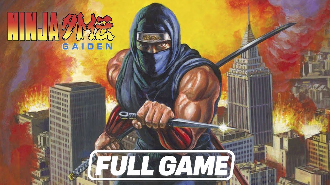 Геймплей Ninja Gaiden. Прохождение. Полная игра NES. Без комментариев.