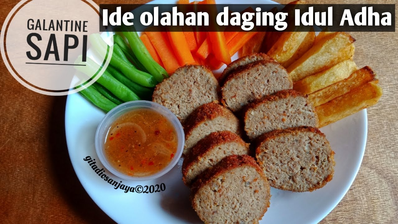 GALANTINE SAPI  Idul Adha menu, check ! bisa untuk stock di Kulkas !!