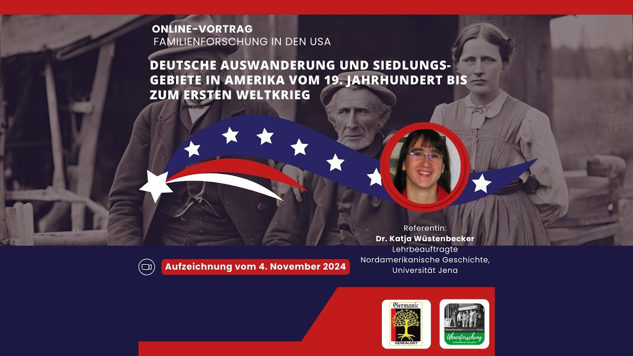 DEUTSCHE AUSWANDERUNG UND SIEDLUNGSGEBIETE IN AMERIKA VOM 19. JAHRHUNDERT BIS ZUM ERSTEN WELTKRIEG