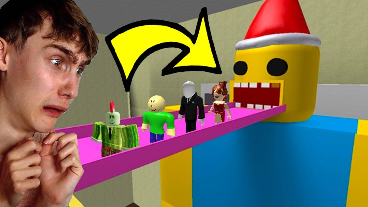 PROBEER NIET TE WORDEN OPGEGETEN! (Roblox Obby)