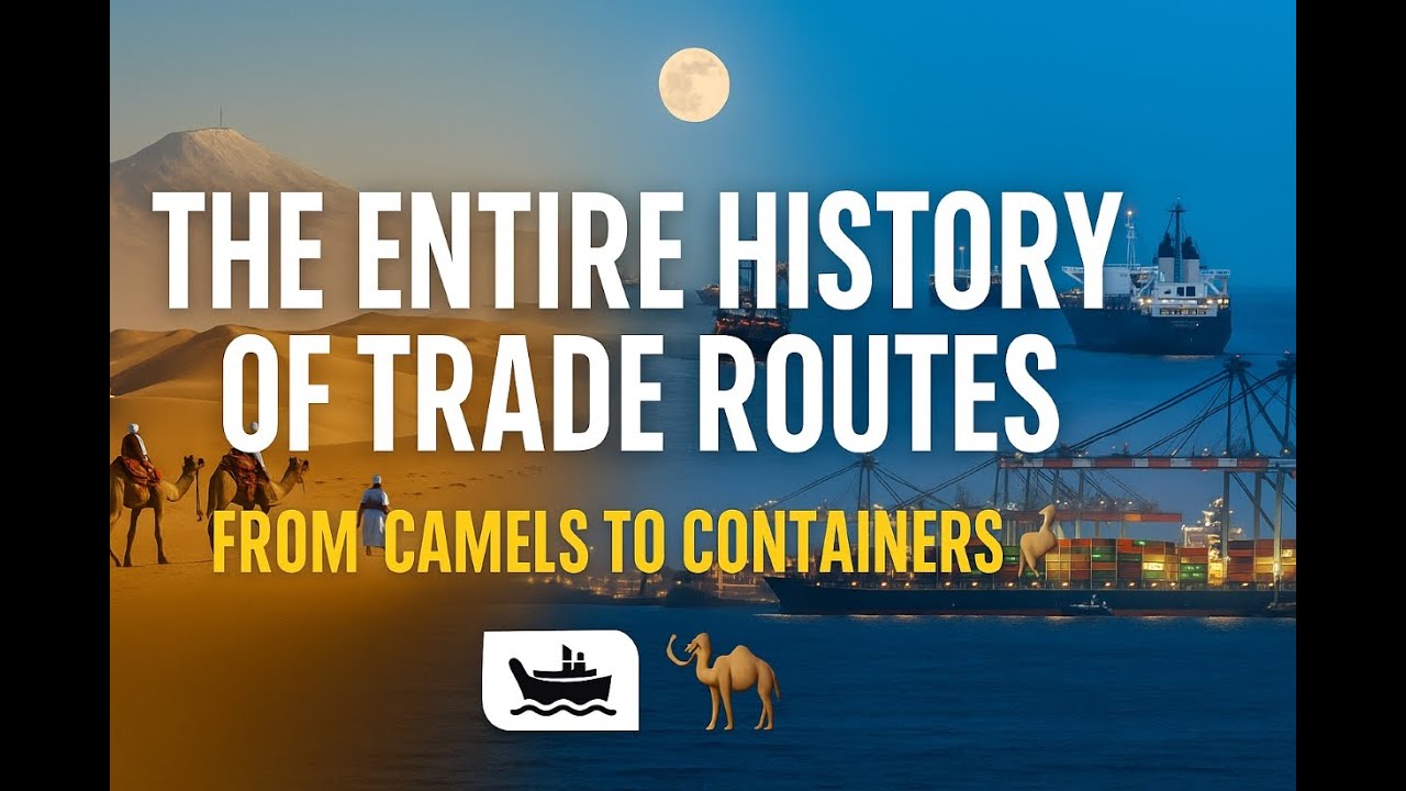 The Entire History of Trade Routes 🐫  Silk Road, Spice Trade, and Globalization