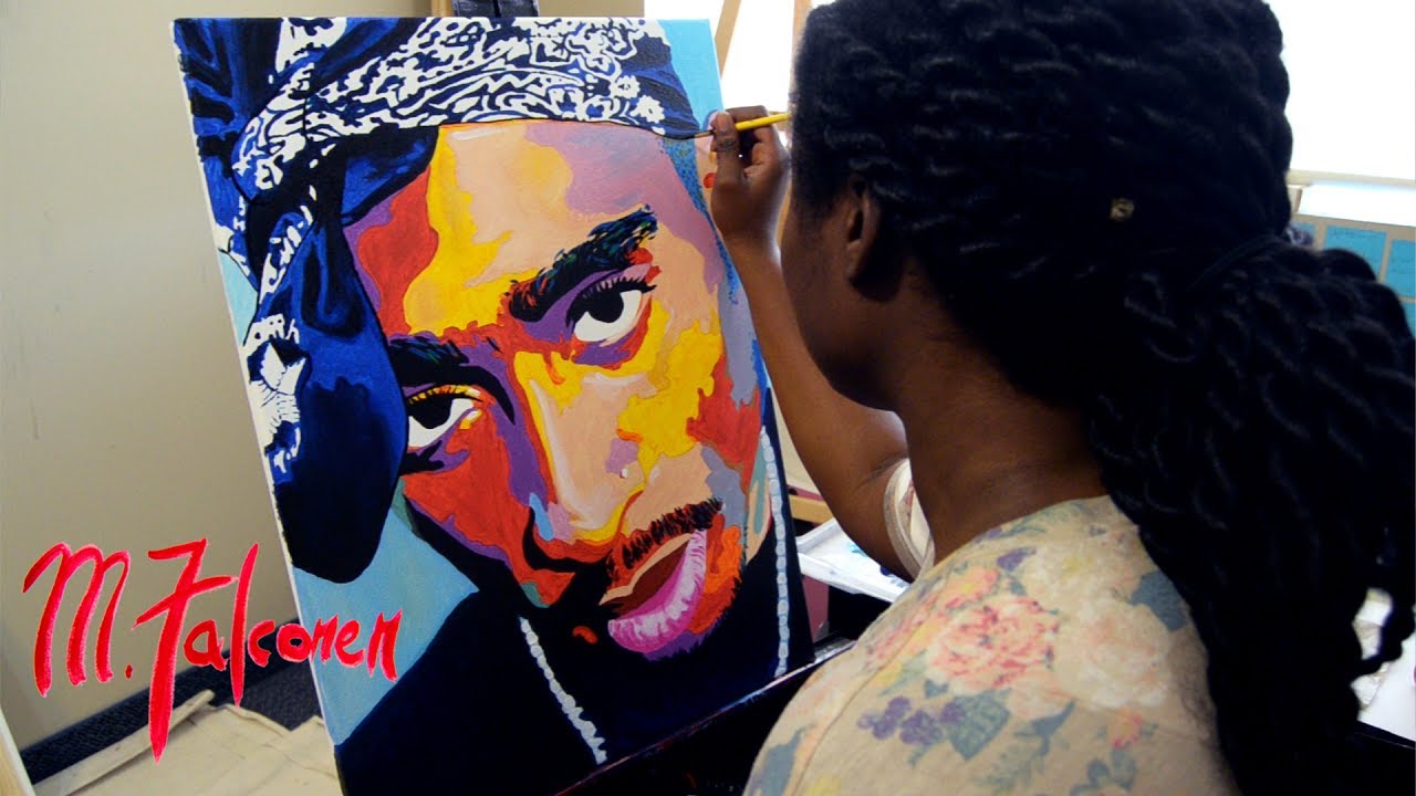 Tupac | M.Falconer | Time Lapse Painting