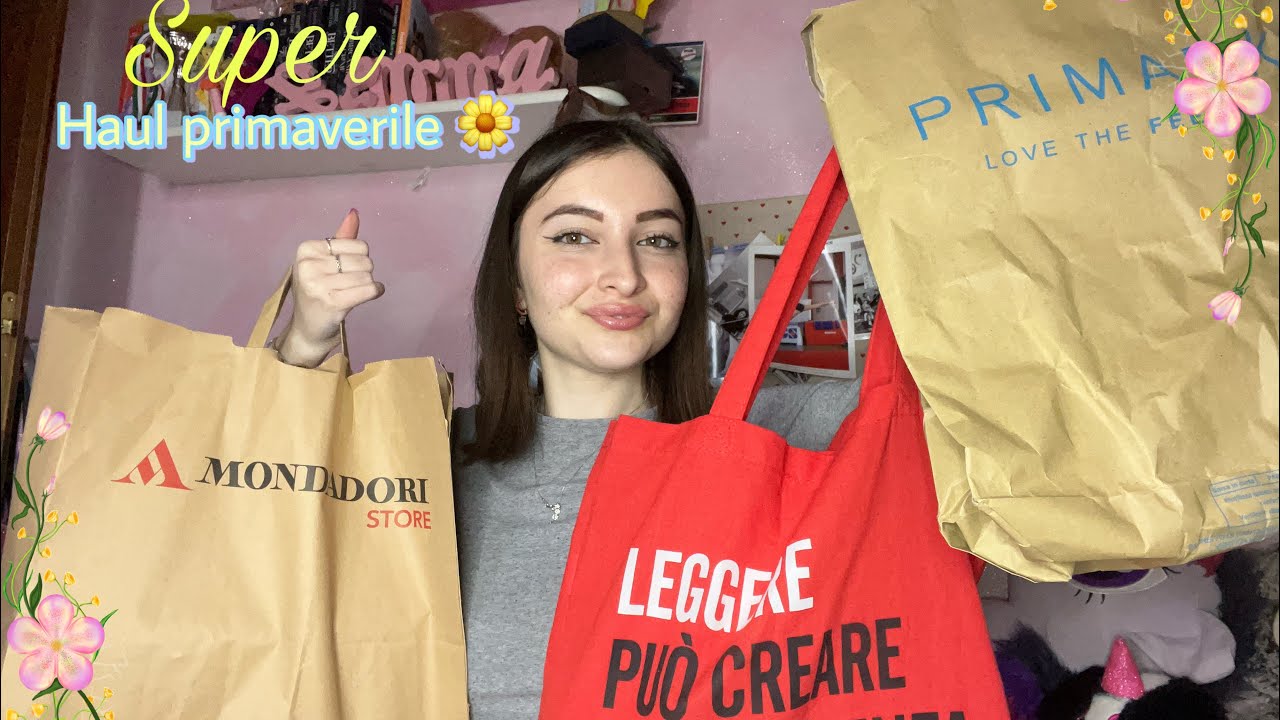 SUPER SPRING HAUL 🌼🌷 | Stradivarius, Primark, Salone Del Libro