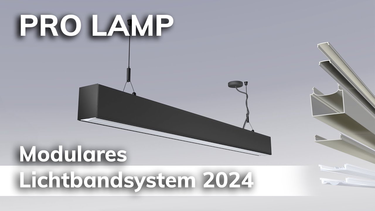 PROLAMP - Modulares Lichtbandsystem: Ma&szlig;geschneidertes Licht von ISOLED&reg; - 2024 Version