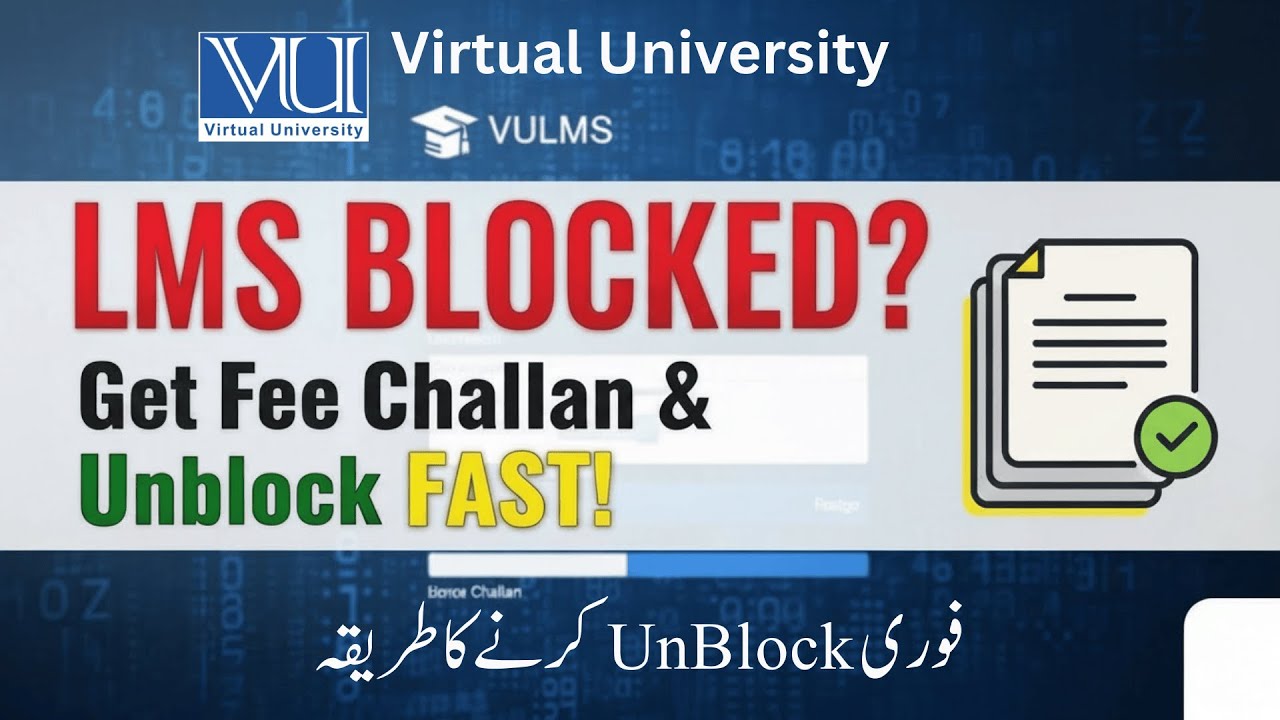 𝐕𝐔 𝐋𝐌𝐒 𝐁𝐥𝐨𝐜𝐤𝐞𝐝?  𝐇𝐨𝐰 𝐭𝐨 𝐆𝐞𝐭 𝐅𝐞𝐞 𝐂𝐡𝐚𝐥𝐥𝐚𝐧 & 𝐐𝐮𝐢𝐜𝐤𝐥𝐲 𝐔𝐧𝐛𝐥𝐨𝐜𝐤 𝐘𝐨𝐮𝐫 𝐀𝐜𝐜𝐨𝐮𝐧𝐭!  | 𝐕𝐢𝐫𝐭𝐮𝐚𝐥 𝐔𝐧𝐢𝐯𝐞𝐫𝐬𝐢𝐭𝐲