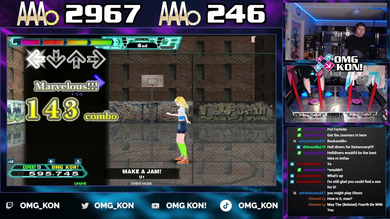 OMG KON! | MAKE A JAM! (S-EXPERT 9) PFC AAA 999,950 [DDR A20 PLUS]