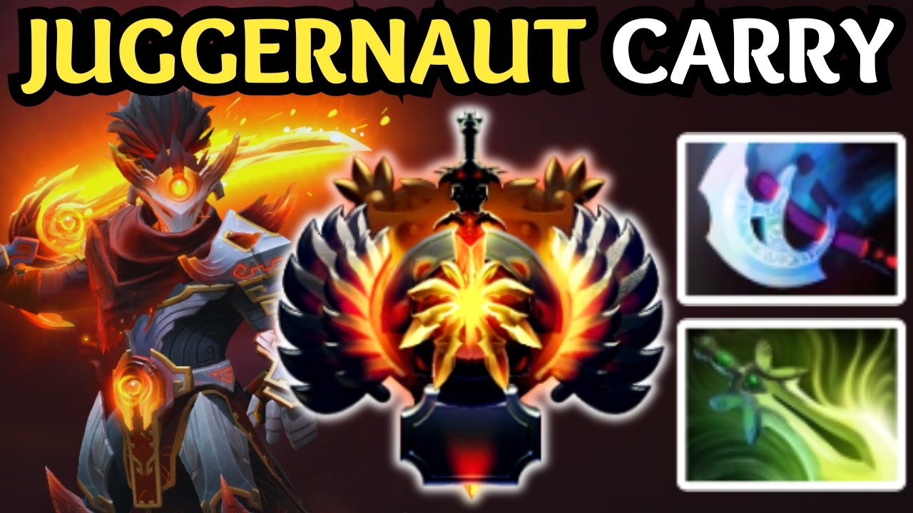 🔥 JUGGERNAUT CARRY — SPIN 😈 SLASH 😈 TEAM WIPE 😈 | DOTA 2 🔥